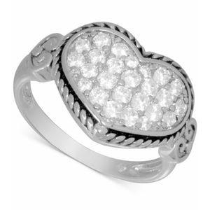 HEART CLUSTER STATEMENT RING NWT SIZE 6